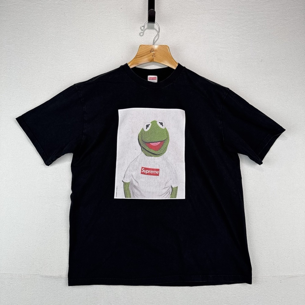 Vintage 2008 Supreme Kermit Photo Tee Shirt Men's XL T-Shirt
